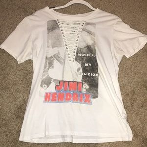 Jimi Hendrix graphic t shirt